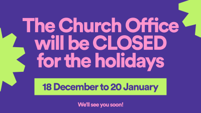 [Church Office Closed]