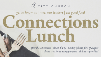 [Connections Lunch - Tauranga]