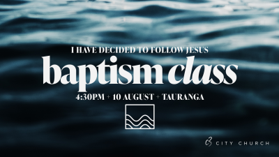 [Baptism Class]