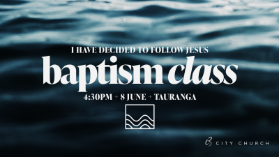 [Baptism Class]