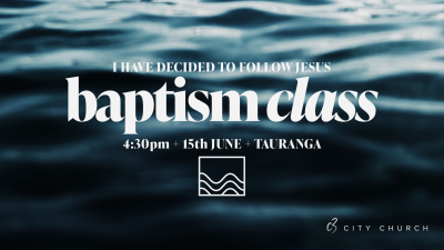 [Baptism Class]